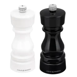 London salt- og pepperkvern 15,4 cm 2 stk svart/hvit