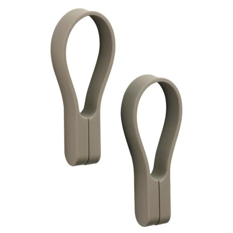 Loop håndklestropp magnet 2 stk taupe
