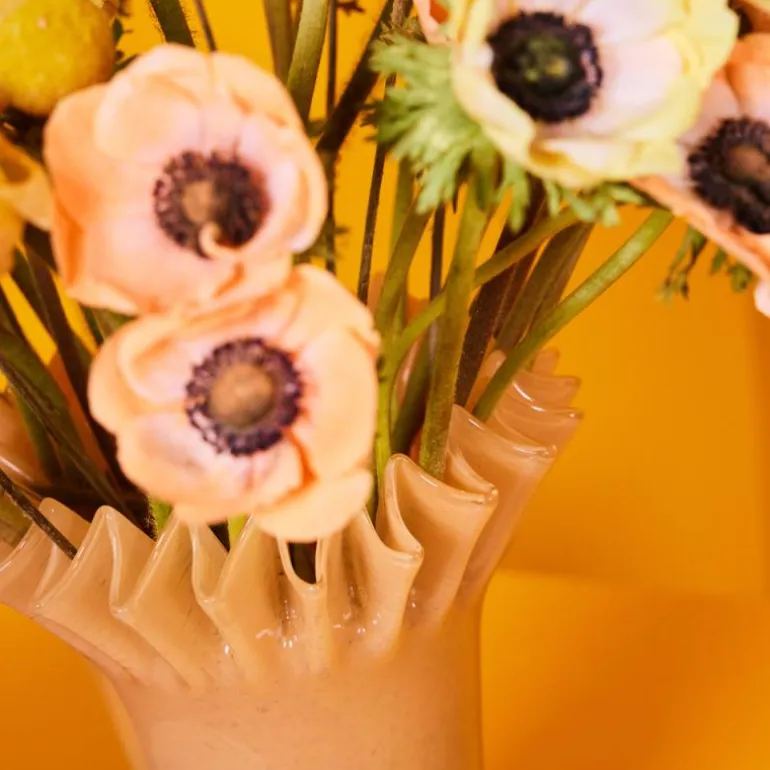 Lori vase 28 cm gul