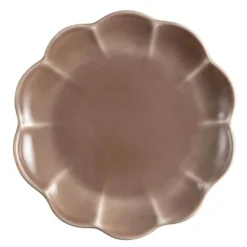 Lotus asjett  22 cm brun