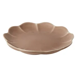 Lotus asjett  22 cm brun