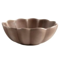Lotus skål 16 cm brun