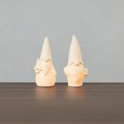 Luka figur nisse 25 cm 2 stk hvit