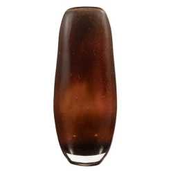 Lumo vase 30 cm brun