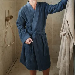 Luno morgenkåpe herre L/XL mørk blå