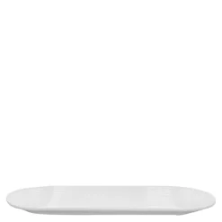 Lyngby Tura oval serveringsfat 48x20 cm hvit