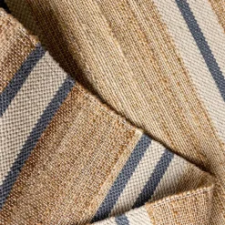 Lyon jute gulvløper 70x230 cm natur blå