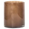 Lyric lyslykt 12x14 cm brown