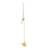 2026 lysholder til juletre harpe gull