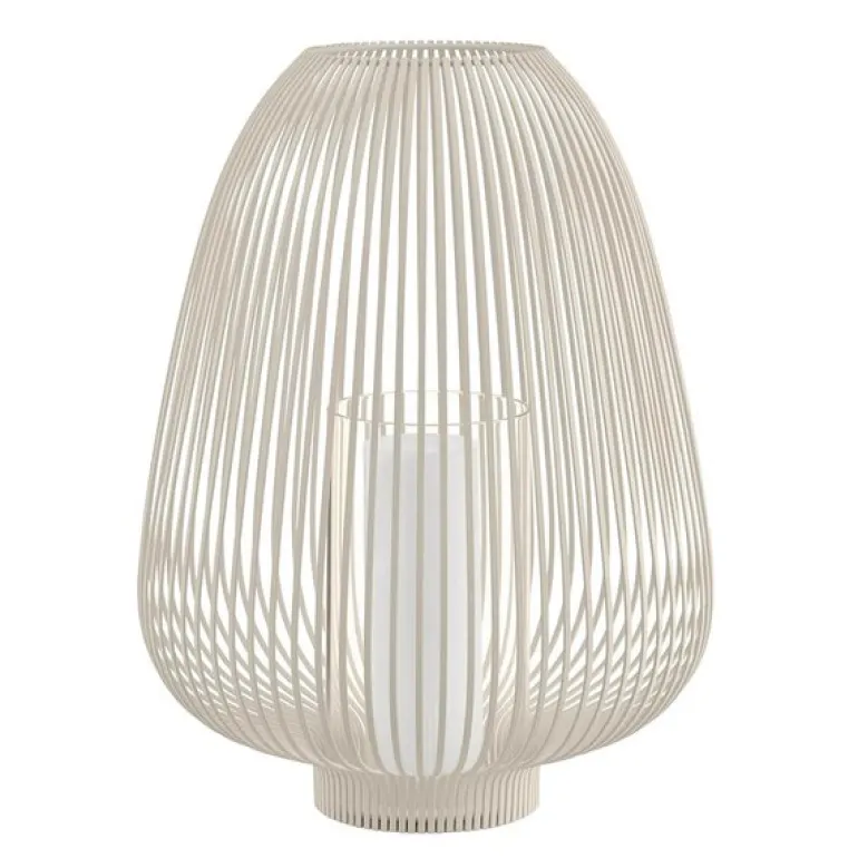 Lyva lanterne 45 cm beige
