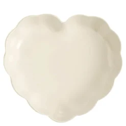 Madeleine ildfast form hjerte 26,5 cm 1,8L Cream