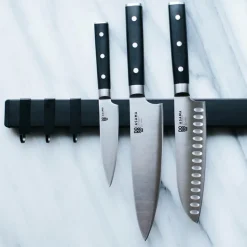 Maggie magnetlist med 3 kroker 40 cm svart