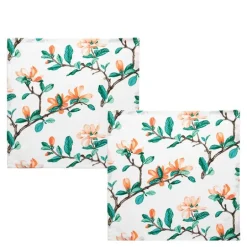 Magnolia serviett 45x45 cm 2 stk hvit
