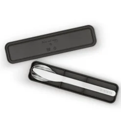 Make & Take bestikksett med etui 3 deler stål/mørk grå