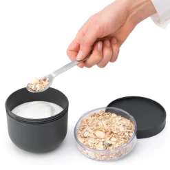 Make & Take frokostskål 0,5L mørk grå