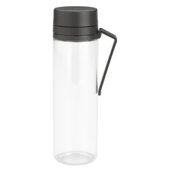 Make & Take vannflaske med sil, 0,5L mørk grå