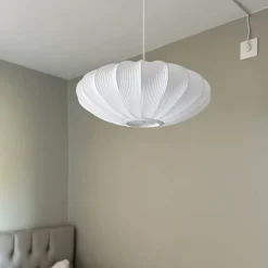 Mamsell taklampe 45 cm hvit