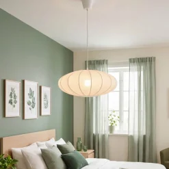Mamsell taklampe 45 cm hvit