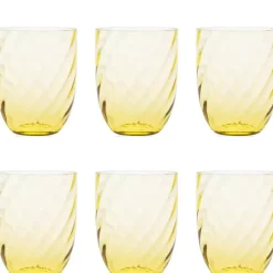 Marika glass 20 cl 6 stk citrine