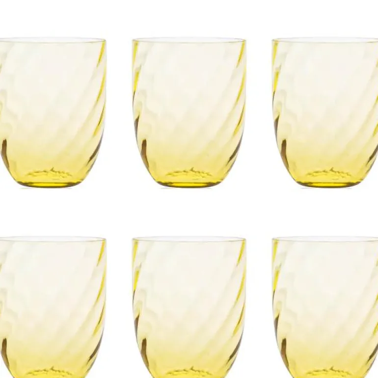 Marika glass 20 cl 6 stk citrine