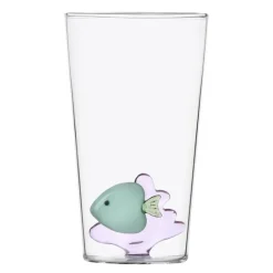 Marine Garden longdrinkglass 45 cl grønn fisk og sjøgress