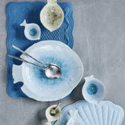 Marinelle skål  fisk 11 cm blå