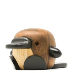 Mary nebbdyr trefigur 5,5 cm ask/valnøtt
