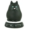 Mekanisk timer katt svart