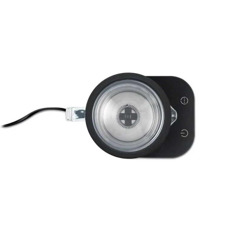 Melkeskummer med uttakbar glassbeholder 400 ml svart