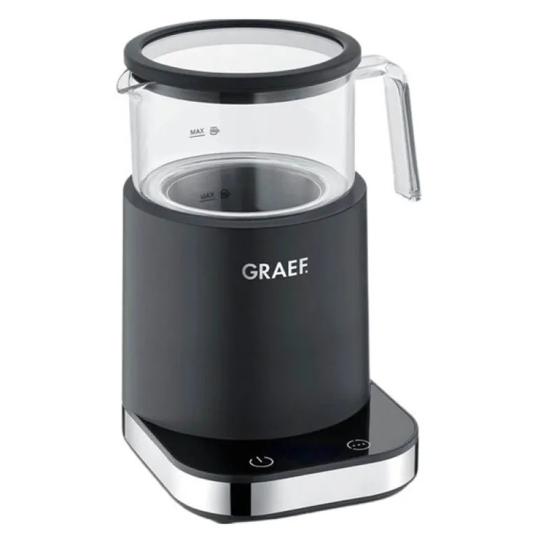 Melkeskummer med uttakbar glassbeholder 400 ml svart