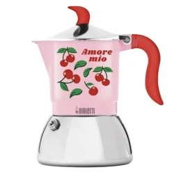 Mercato Della Frutta espressokanne 2 kopper induksjon rosa