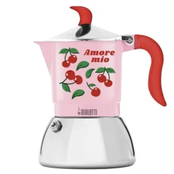 Mercato Della Frutta espressokanne 4 kopper induksjon rosa