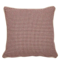 Mette putetrekk 48x48 cm vinrød