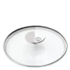 M'360 glasslokk 28 cm klar/stål