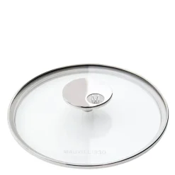 M'360 glasslokk 28 cm klar/stål
