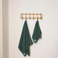MILD gavesett med håndkle og badelaken dark green
