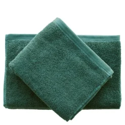 MILD gavesett med håndkle og badelaken dark green
