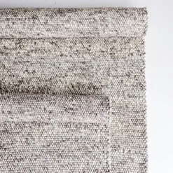 Milo ull gulvteppe 200x290 cm melert gråbrun