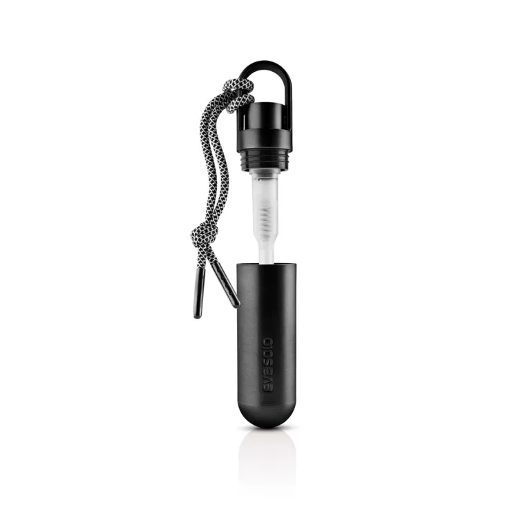 Minidispenser til håndrens 16,5x6 cm svart