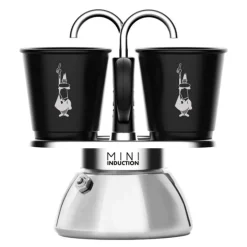Mini Express espressokanne 2 kopper 100 ml stål