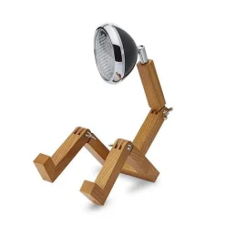 Mini lampe 25,5 cm svart