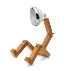 Mini lampe hvit 25,5 cm