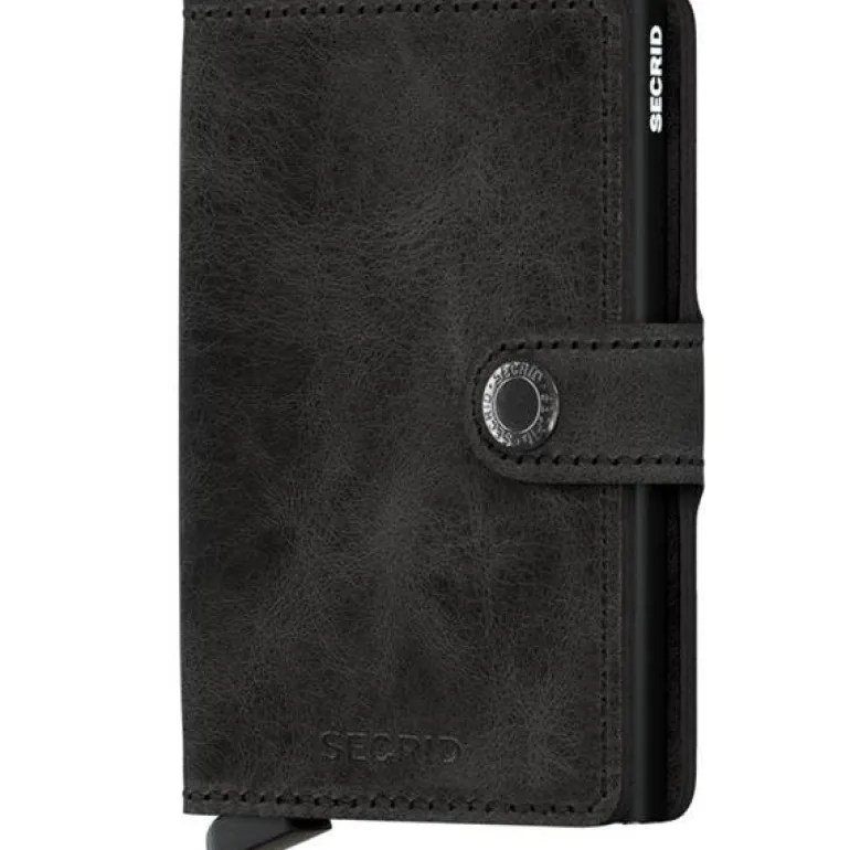 Miniwallet lommebok m/kortholder vintage svar