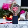 MITB lyspære LED 17 cm Amour rød