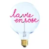 MITB lyspære LED 17 cm La Vie En Rose rød
