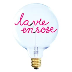 MITB lyspære LED 17 cm La Vie En Rose rød