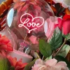 MITB lyspære LED 17 cm Love rød