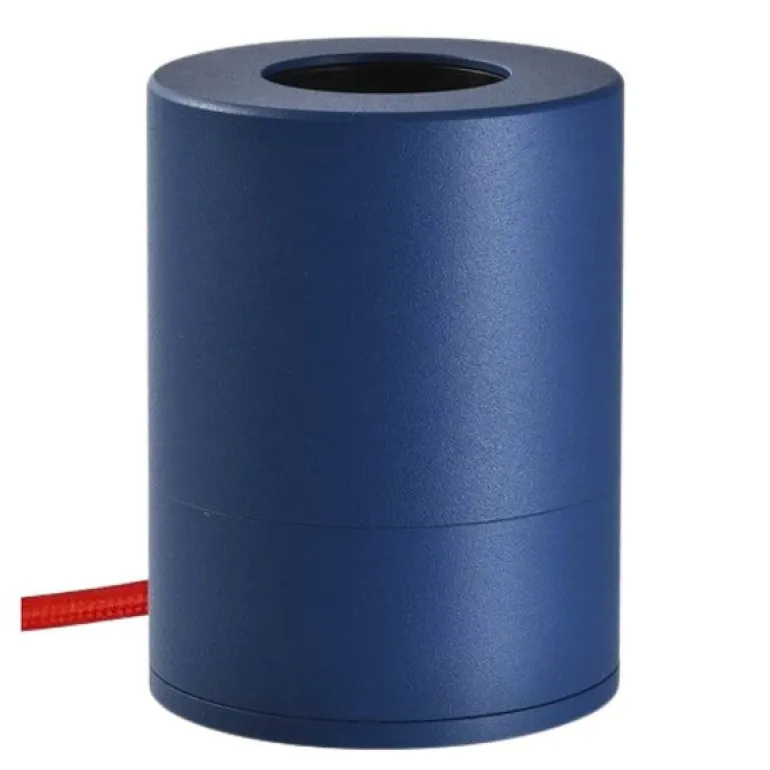 MITB Pop sokkel bordlampe 9 cm marineblå aluminium