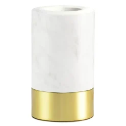 MITB Romance sokkel bordlampe 12 cm hvit marmor