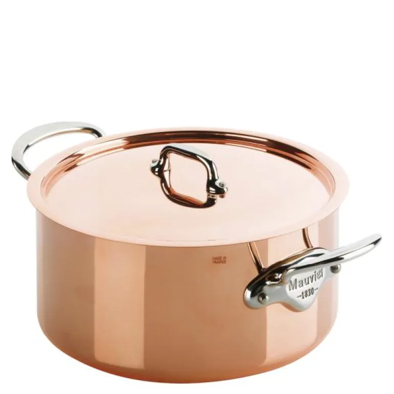 M'minis gryte med lokk 30 cl kobber/stål